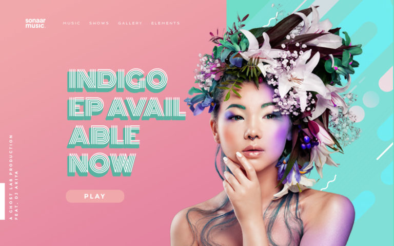 indigo-WordPress Music Theme